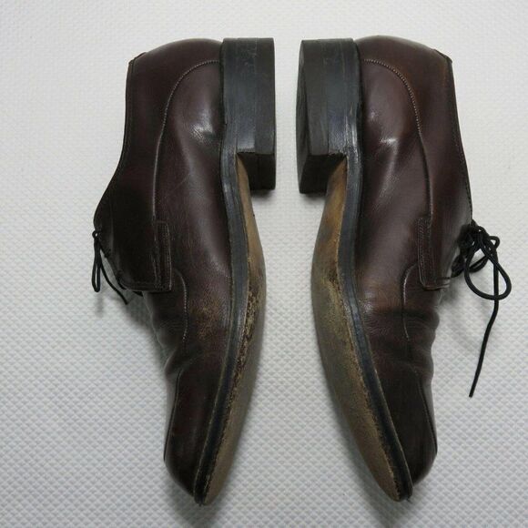 Freeman Free-Flex Mens Dress Oxford Shoes Size 8 EE Extra Wide Brown Leather - Picture 8 of 11